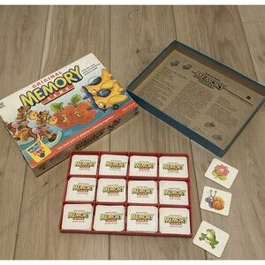 Original Memory Game by Milton Bradley  2001-  All 72 Pieces Age 3+